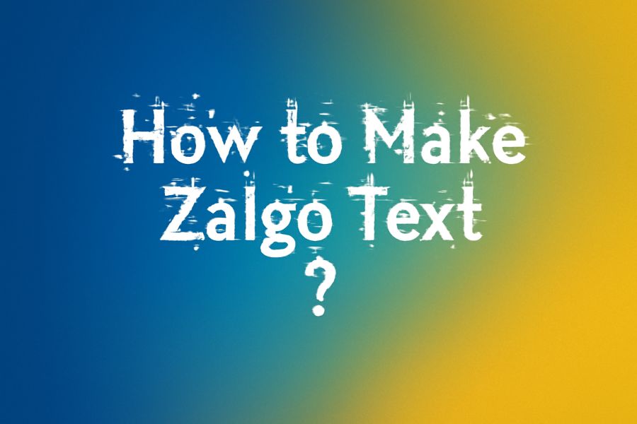 How to Make Zalgo Text?